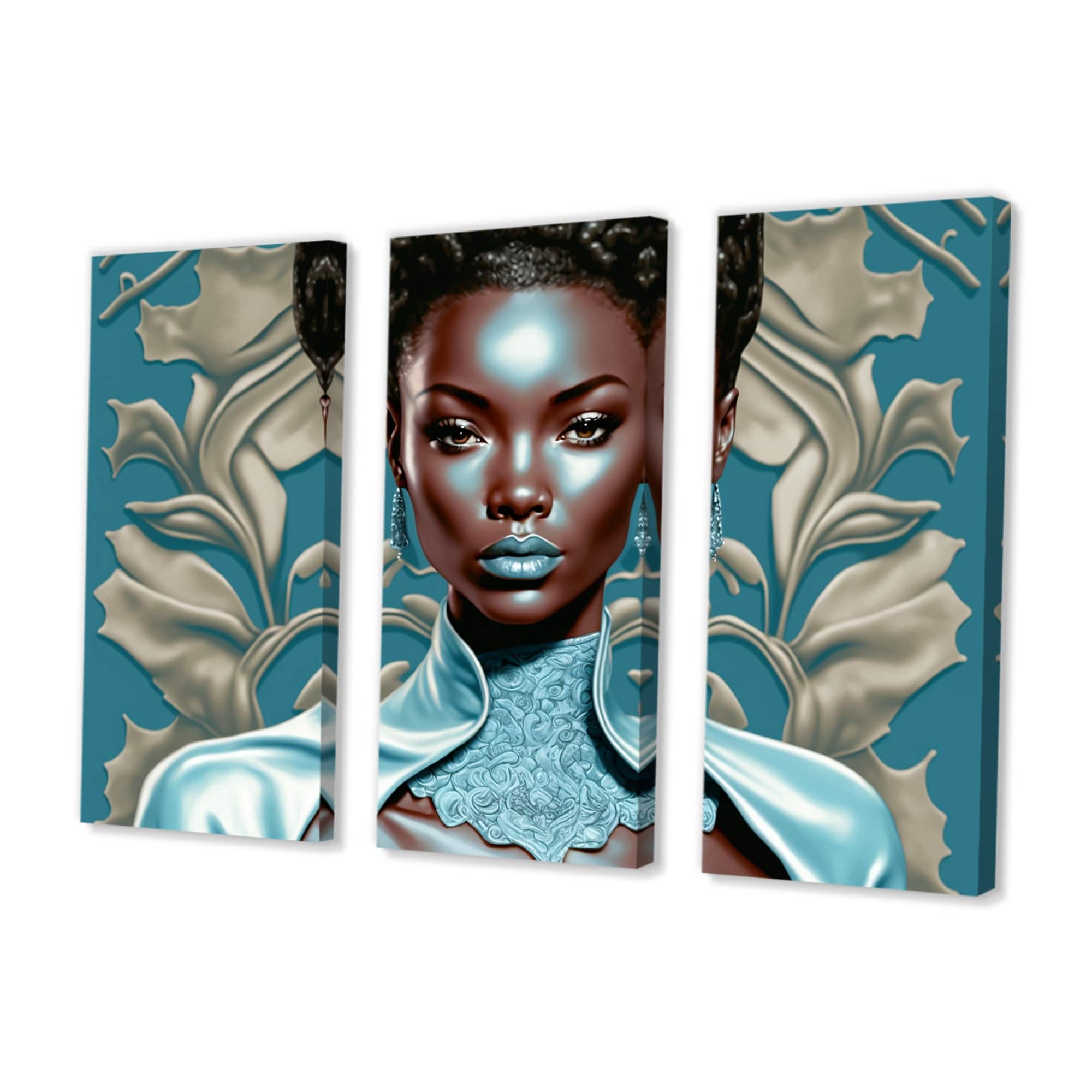 Designart "Beautiful Retro African American Model II" African American